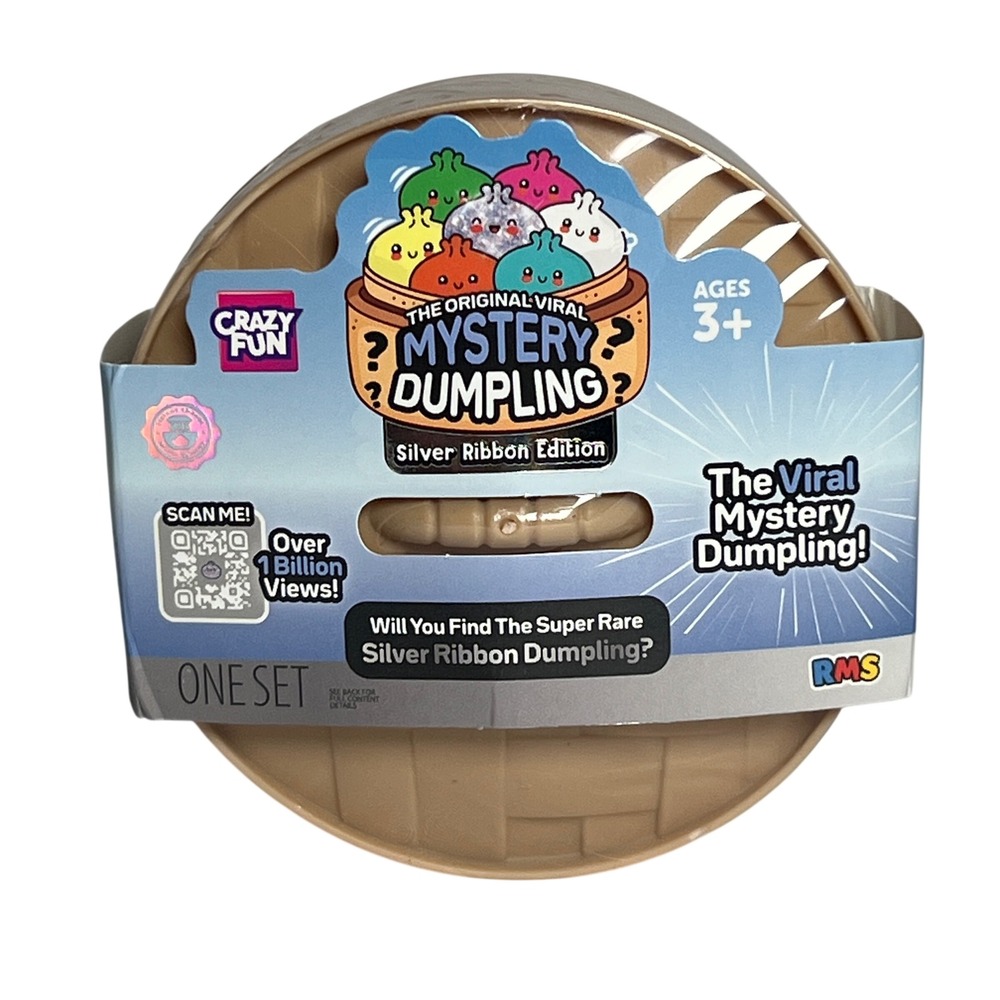 Silver Ribbon RMS Crazy Fun Mystery Dumpling Squishy Fidget Toy Five Below